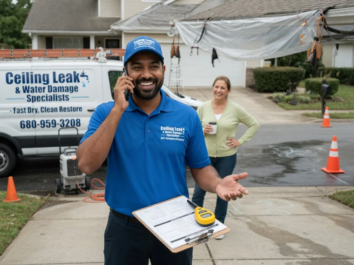 Ceiling Leak Cleanup Melville, NY FAQs